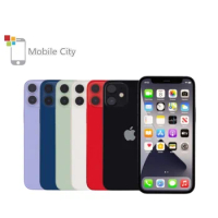Apple iPhone 12 Mini Mobile Phone 5G Hexa Core IOS A14 5.4" 4GB RAM 64/128/256GB ROM With Face ID NFC Used Smartphone