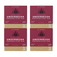 หมากฝรั่งรีมิเนอรัลไลซ์แบบ UNDERBRUSH จาก Nathan & Sons พร้อมนาโนไฮโดรซิโออะพาไทต์ สำหรับการปกป้องฟั