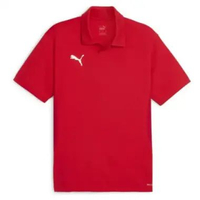 Kaos Polo Pria Liga Sideline Polo Smu Puma Red-Puma Whi 656406 01 XS