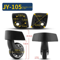 Suitable for Samsonite JY-105 suitcase wheel replacement trolley case universal wheel accessories repair suitcase silent roller