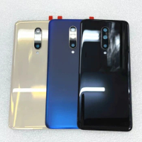 For OnePlus 7 Pro Glass Back Cover For One Plus 7 Pro Battery Cover Rear Housing Cover Back Door Replacement Battery Case