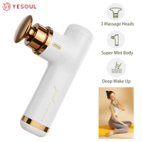 YESOUL Mini Massage Gun Home Fitness 6mm Deep Tissue Percussion Muscle Massager Fascial Gun For Pain Relief Body Neck Vibrator