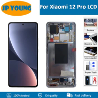 AMOLED 6.73" For Xiaomi 12 Pro Mi 12 Pro 12Pro LCD Touch Screen Digitizer Assembly Repair Parts 2201122C 2201122G LCD Replace