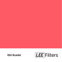 【LEE Filter】024 Scarlet 燈紙 色溫紙 一捲(公司貨)