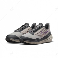 NIKE 慢跑鞋 運動鞋 緩震 女鞋 黑灰紫 DM1104002 WMNS AIR WINFLO 9 SHIELD