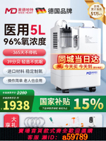 【台灣公司 可打統編】【國家補貼】麥德哈特醫用制氧機家用吸氧機老人5L升家庭醫療氧氣