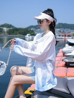 防曬衣女防紫外線夏季2022新款薄款透氣冰絲百搭輕薄寬松外套罩衫
