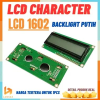 LCD 16X2 LCD 1602 LCD MODULE BLACK WHITE LCD PUTIH FOR ARDUINO