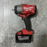 Milwaukee 2967-22 M18 FUEL 18V 1/2 "high torque impact wrench friction ring Includes 9.0AH lithium battery second-hand