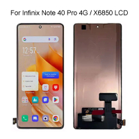 LCD Skrin, Sesuai untuk Infinix Note 40 Pro 4G X6850, Pemasangan Skrin TFT, Skrin Dalam dan Luar, Pe
