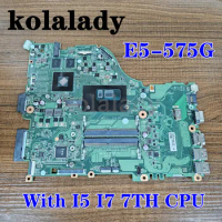 DA0ZAAMB8D0 DAZAAMB16E0 For ACER Aspire E5-575 E5-575G F5-573 F5-573G Laptop Motherboard W/ I5 I7 7TH CPU 940MX-2G GPU Mainboard