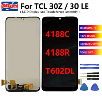 6.08" For TCL 30Z / 30 LE LCD Display + Touch Screen Assembly Replacement For TCL 4188C / 4188R / T602DL LCD + Glue