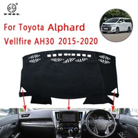 For Toyota Alphard Vellfire 30 AH30 2015~2022 Dashboard Cover pat Dash Board Mat Carpet Dashmat Car Interior Sunshade Protect
