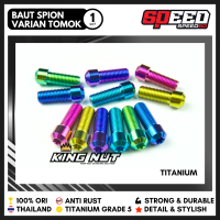 Baut Titanium Tutup Spion Tomo Tomok Variasi Honda Manual Matic Grade 5 King Nut