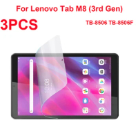 3Packs Soft PET screen protector For Lenovo Tab M8 3rd Gen 8.0 inch TB-8506 TB-8506F tablet protective films