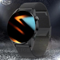 LIGE New Luxury Fashion Men's Smart Watch Multi-Function Watch Bluetooth Call Heart Rate Monitoring Sen's Smart Watch For XiaoMi