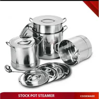Panci stockpot stainless / panci dandang steamer panci dandang / panci kukus stainless Best Quality 