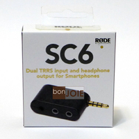 ::bonJOIE:: 美國進口 Rode SC6 3.5mm 雙 TRRS 輸入 耳機輸出 (全新盒裝) 雙麥克風 smartLav