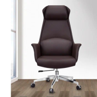 Office chair Light luxury modern lift leather swivel chair ergonomics Nordic wholesale study boss mermaid computer chair