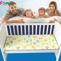 Baby Cartoon Cotton Mattress Foldable Pad Tatami Integrated Cushion Single Bed Mat Double Household Bedspreads Queen King Size