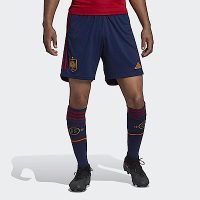 Adidas FEF H SHO [HE2022] 男 足球短褲 球褲 西班牙國家隊 世足賽 世界盃 深藍 金黃