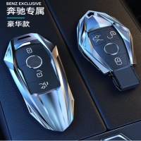 For Mercedes-Benz C260l E300l GLC260 GLC300 C200l High-Quality Galvanized Alloy Car Smart Key Case Cover Car Accessories