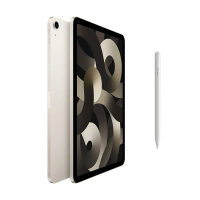 iPad Air 5代 WiFi 64G 星光色＋亞果觸控筆