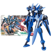 Bandai Genuine Gundam Model Kit Anime Figure HG 1/144 Brave Commander Collection Gunpla Anime Action Figure Toys for Children