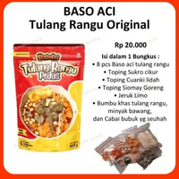 Baso aci geprek Tulang rangu baso aci geprek original Tulang rangu Ori