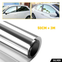 1Pcs 3m*50cm Car Window Tint Film Silver Solar Protection Glass Sticker For Kia Rio 3 4 Sorento Picanto Optima Soul Accessories