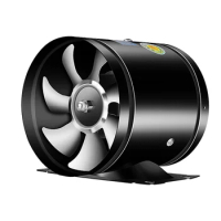 4''6''8'' Pipe Exhaust Fan Air Ventilator Metal Pipe Ventilation Exhaust Fan Mini Extractor Bathroom Toilet Wall Fan Duct Fan