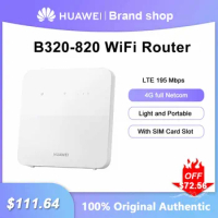 HUAWEI Router 2 B320-820 WiFi Repeater 4G LTE 195 Mbps Wireless Signal Amplifier With Sim Card Slot Support up to 32 devices