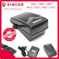 Pedal Foot Controller and Power Cord For Singer Sewing Machine 1306, 1408, 1409, 4423, 5523, 4432, 5