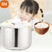 Xiaomi Rice Pressure Inner Cooker For Kitchen 6L Rice Cookware Pressure Cooking Double Bottom Inner Pot Non-stick Pots