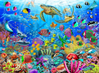 Puzzles for Kids Ages 4-6 - Underwater World 100 Piece Puzzle for Kids 3 4 5 6 Year Old Toddler Puzz
