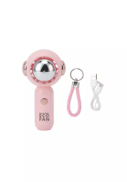 S&amp;J Co. Astronaut Adjustable Speed Eco Fan Rechargeable USB Handheld Mini Portable - Pink