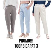 PROMO 100rb 3Celana baggy pants premium