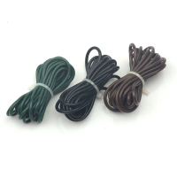 Cắn vướng 1m/2M Dây Câu cá chép Ba màu Đường kính 1mm Ống câu cá chép bằng silicon Tự làm Mềm Dây câ