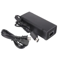 for Xbox 360 Slim AC Adapter Power Supply Brick Power Supply 135W Power Supply Charger Cord for Xbox 360 Slim Console