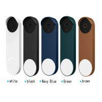 Silicone Protective Case For Google Nest Ring Video Doorbell UV Resistant Waterproof Silica Skin Cover For googleNest Doorbell