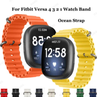 Ocean Strap For Fitbit Versa 3 / Versa 2 / Versa 4 Lite Watch Band Bracelet Colorful Wristband Smart For Fitbit Versa Sense 2