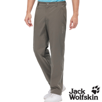 【Jack wolfskin 飛狼】男 舒適涼感 彈性休閒長褲 登山褲『深棕』