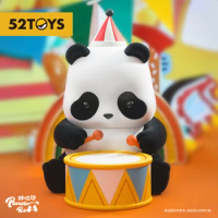 52TOYS 300% Large Figure Happy Birthday Panda Roll, Limited Edition, Gift Set for Birthday, Refrigerator Sticker included