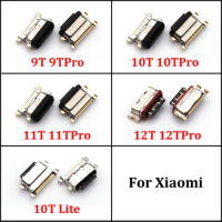 10PCS For Xiaomi Mi 9T 10T 11T 12T Pro Lite USB Charging Port Dock Plug Charger Connector Socket Repair Parts