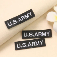 2PCS U.S. ARMY Special Forces SWAT Badge Embroidered Patches Cosplay Armbands Tactical Iron on Patches for Clothes Sewing Craft