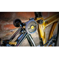 Folding bicycle easy wheel titanium bolt for brompton bike screw gold silver black ultra light titanium
