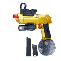 Gel Balls Blaster Glock Pistol Toy Gun Hydrogel Electric Paintball Gun for Adults Boys Outdoor Cs Shooting Game Christmas Gift