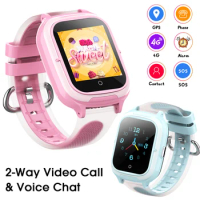 4G Smart Watch Kids GPS WIFI Tracker Location Video Call SOS Child Smartwatch Camera Phone Watch for Boys Girls