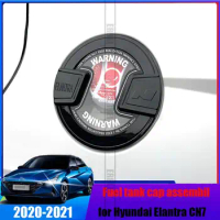 for Hyundai Elantra CN7 2020 2021 internal and external fuel tank cap assembly Korean version modified ABS exterior Avante