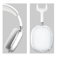 High Quality Super Protective Case For Apple Airpods Max Earphone Case Glitter Sparkle Clear Silicon Headphone For Airpods Max